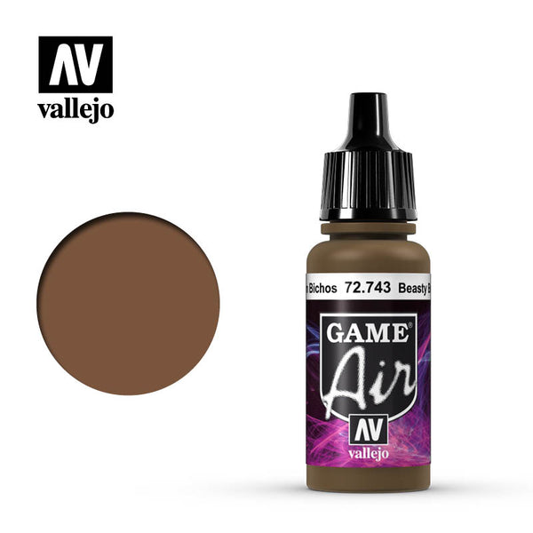 Vallejo Game Air Colour 72.743 - Beasty Brown 17 ml