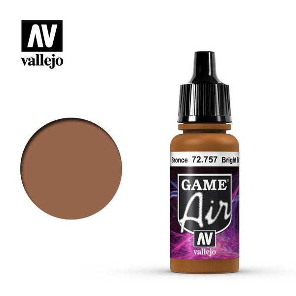 Vallejo Game Air Colour 72.757 - Bright Bronze 17 ml
