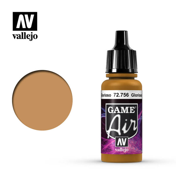 Vallejo Game Air Colour 72.756 - Glorious Gold 17 ml