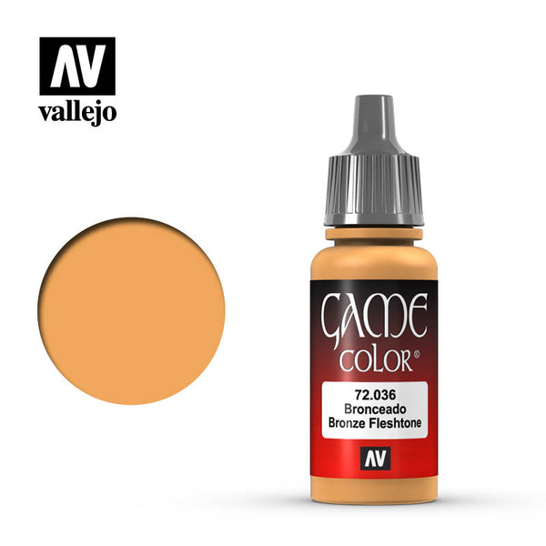 Vallejo Game Colour 72.036 - Bronze Flesh Tone 17 ml