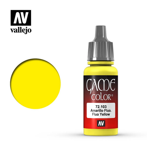 Vallejo Game Colour 72.103 - Fluorescent Yellow 17 ml