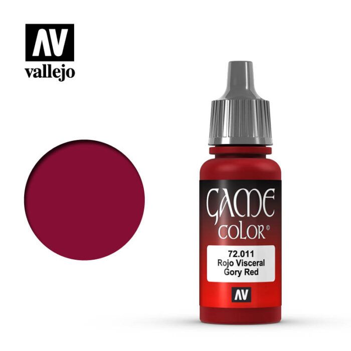 Vallejo Game Colour 72.011 - Gory Red 17 ml