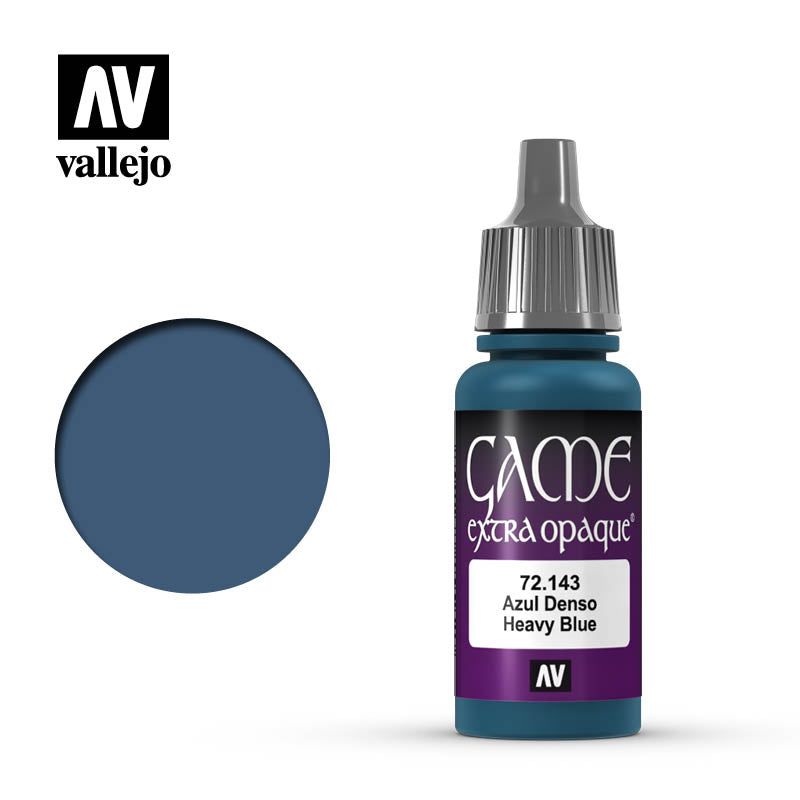 Vallejo Game Colour Extra Opaque 72.143 - Heavy Blue 17 ml