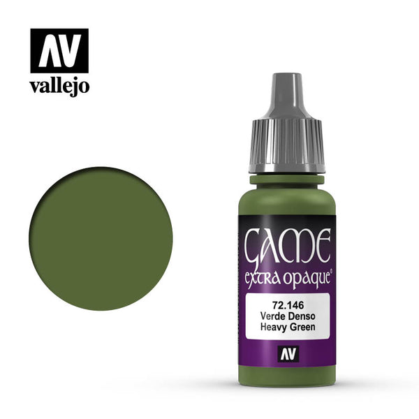 Vallejo Game Colour Extra Opaque 72.146 - Heavy Green 17 ml