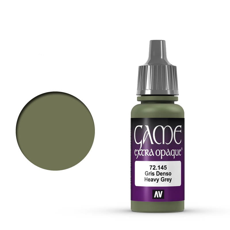 Vallejo Game Colour Extra Opaque 72.145 - Heavy Grey 17 ml
