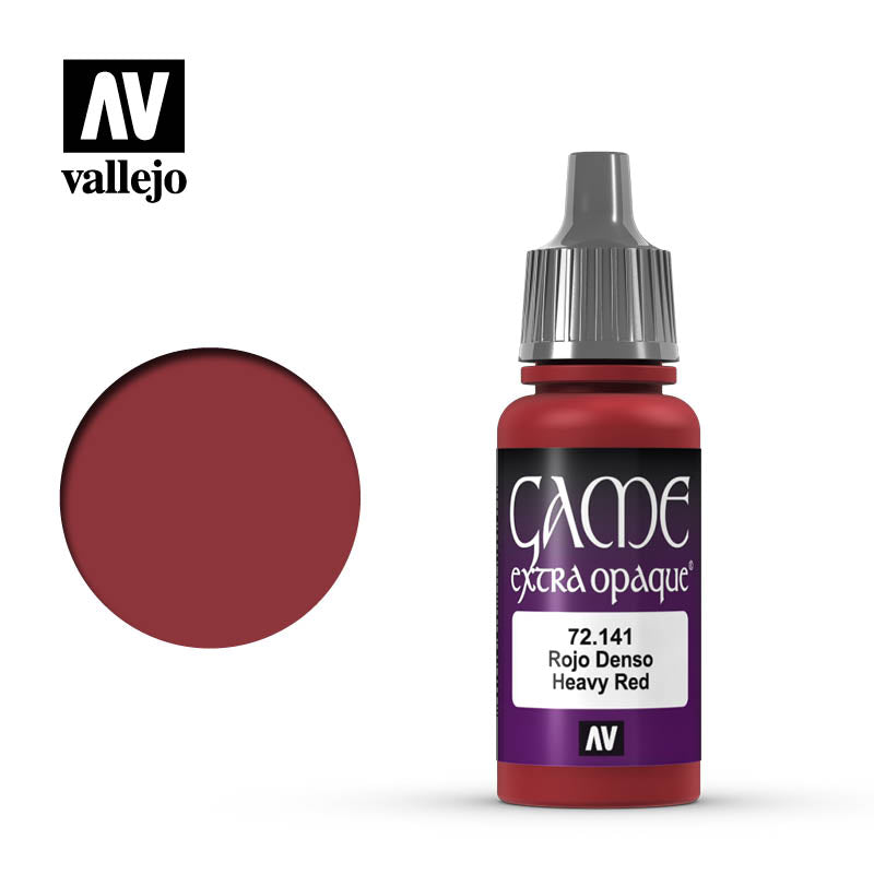Vallejo Game Colour Extra Opaque 72.141 - Heavy Red 17 ml