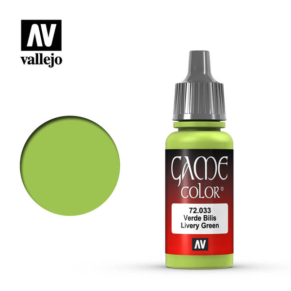 Vallejo Game Colour 72.033 - Livery Green 17 ml