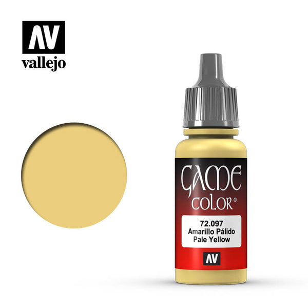Vallejo Game Colour 72.097 - Pale Yellow 17 ml
