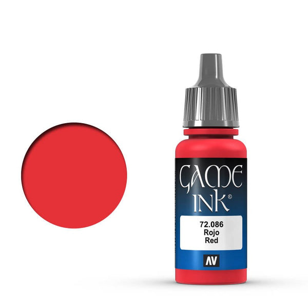 Vallejo Game Colour Ink 72.086 - Red 17 ml