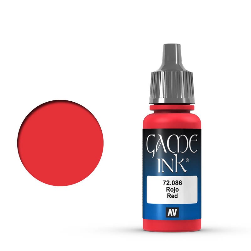 Vallejo Game Colour Ink 72.086 - Red 17 ml