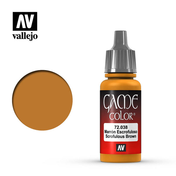 Vallejo Game Colour 72.038 - Scrofulous Brown 17 ml