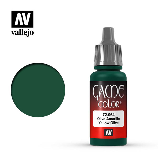 Vallejo Game Colour 72.064 - Yellow Olive 17 ml