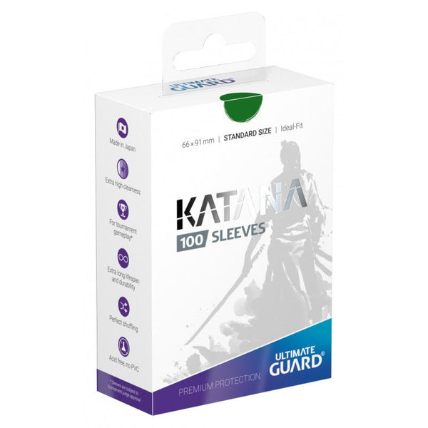 Card Sleeves: Ultimate Guard - Katana Standard Size (66 x 91 mm) Green (100)