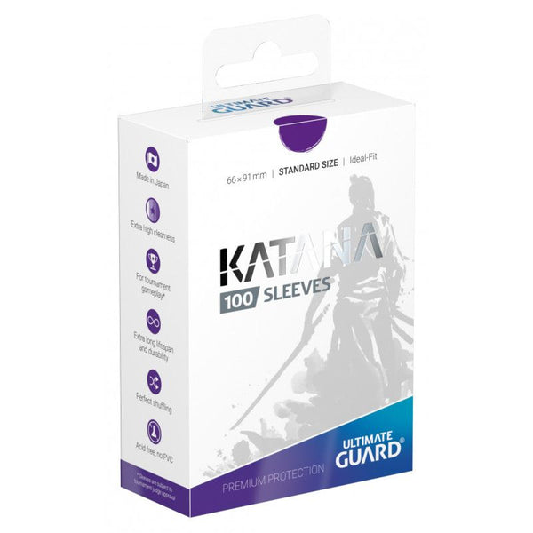 Card Sleeves: Ultimate Guard - Katana Standard Size (66 x 91 mm) Purple (100)