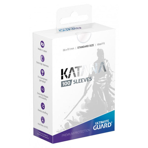 Card Sleeves: Ultimate Guard - Katana Standard Size (66 x 91 mm) Transparent (100)