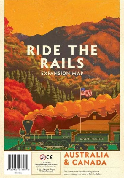 Ride the Rails - Australia and Canada Expansion Map