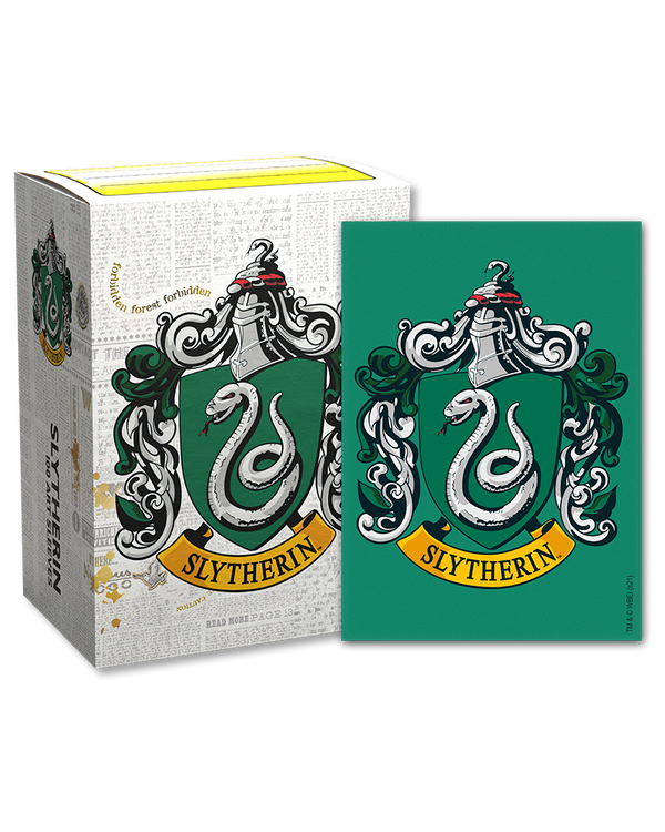 Card Sleeves: Dragon Shield - 100 Box Matte - WizardingWorld: Slytherin