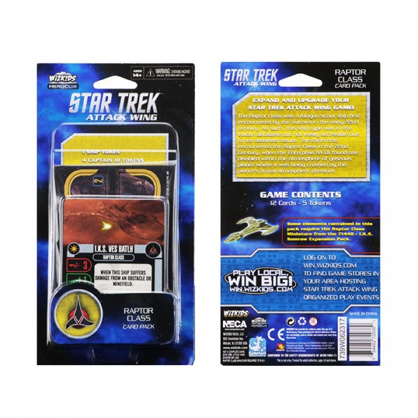 Star Trek Attack Wing: Raptor Class Card Pack -Wave 1