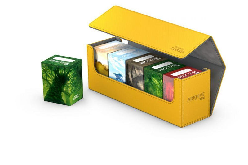Deck Box: Ultimate Guard - Arkhive Flip Case Xenoskin Standard 400+ Amber